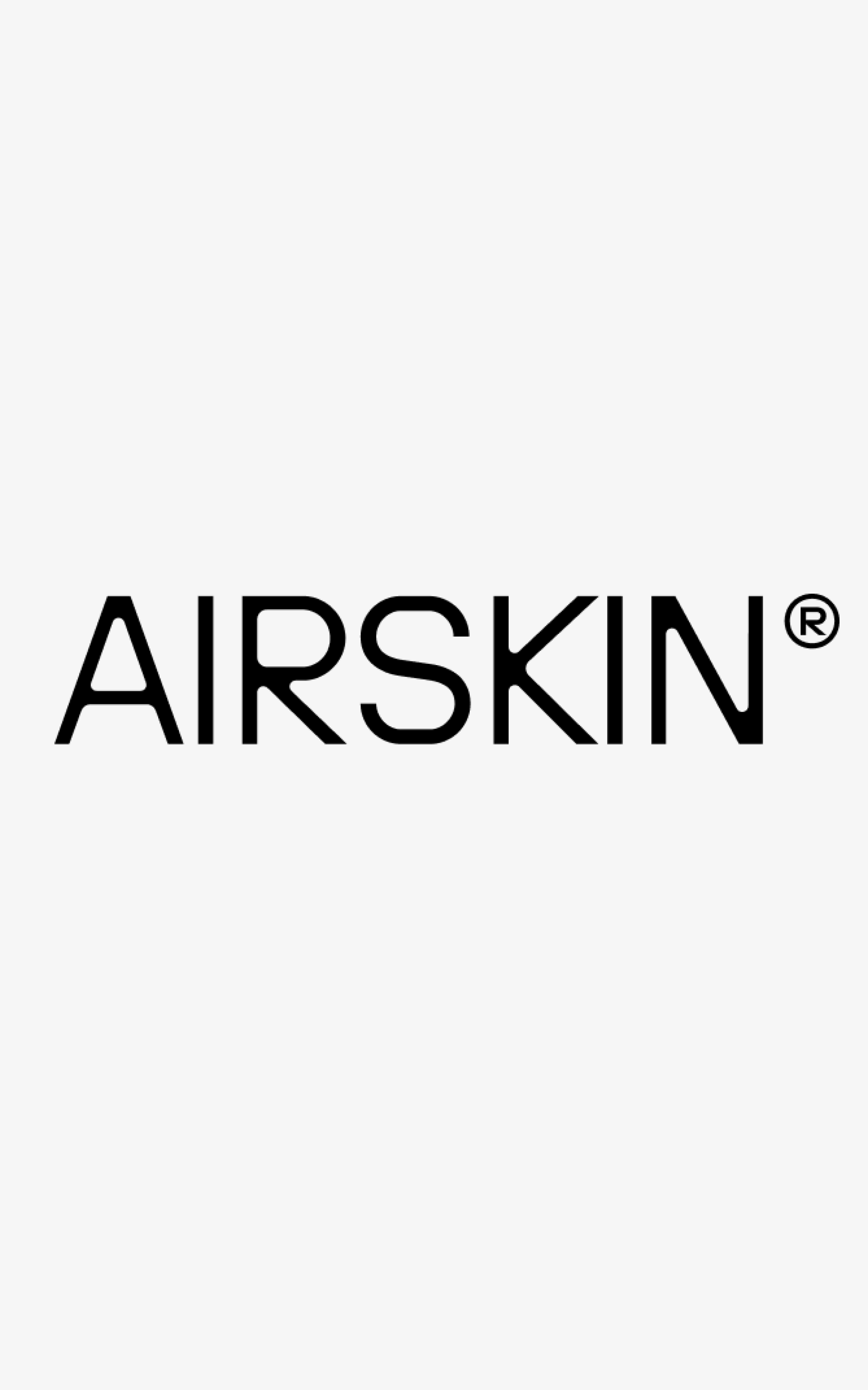 AIRSKIN®-Logo in schwarzer Schrift auf weißem Hintergrund.