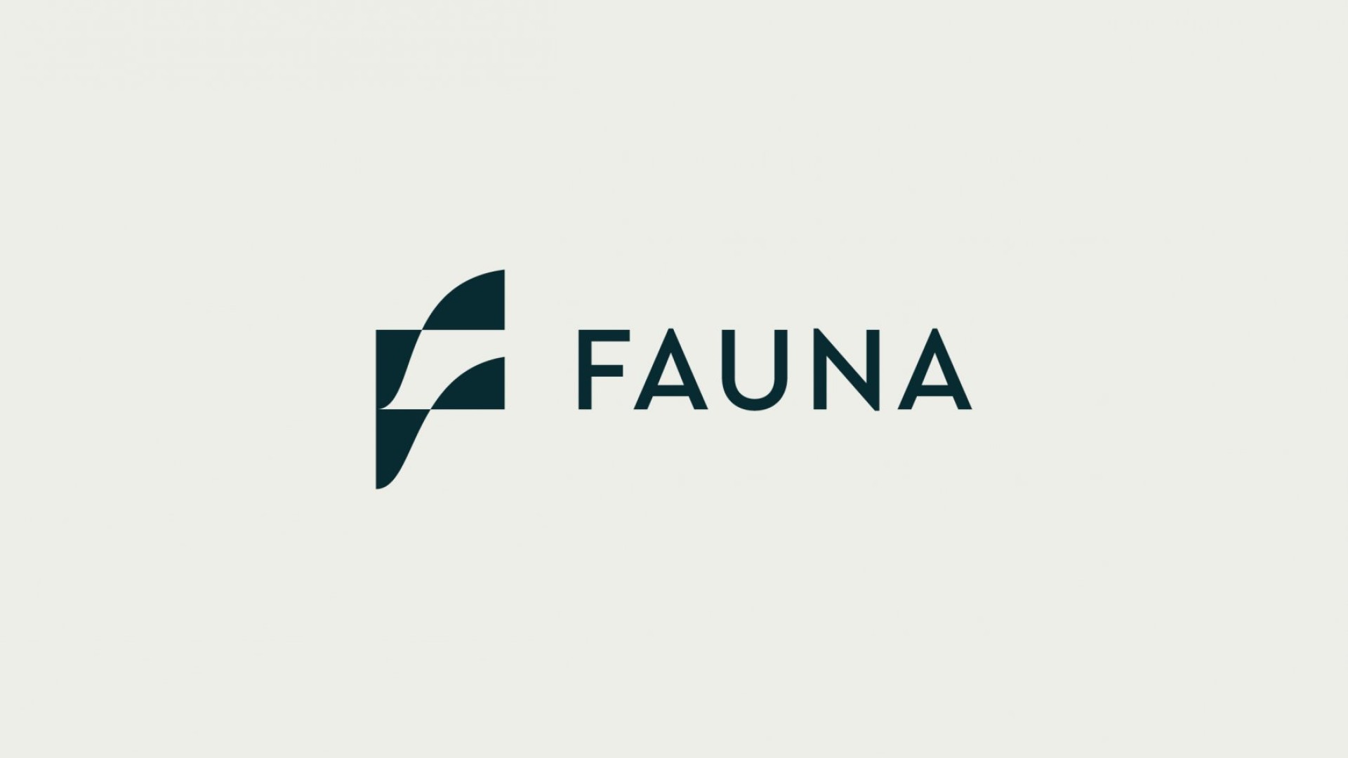 Das Logo zeigt ein stilisiertes "F"-Symbol neben dem Wort "FAUNA" in dunkler, serifenloser Schrift auf einem hellen Hintergrund.